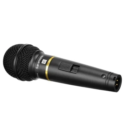 Saramonic Dynamic Handheld Mic for Live & Studio Recording w/ Windscreen, Clip & XLR to 1/4" Mic Cable